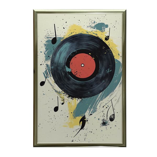 Melody of Chaos Poster Melody of Chaos Poster, 50x70 cm, mörkbrun träram, 230 gsm matt papper