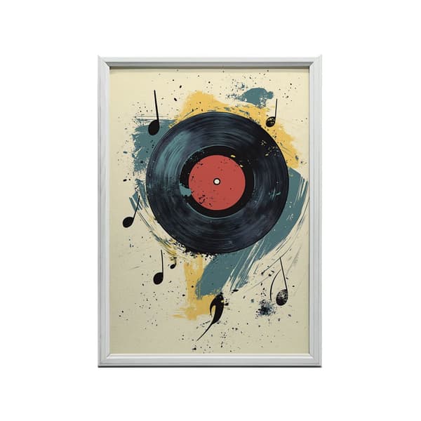Melody of Chaos Poster Melody of Chaos Poster, 50x70 cm, mörkbrun träram, 230 gsm matt papper