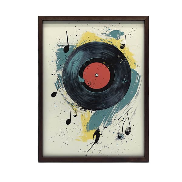 Melody of Chaos Poster Melody of Chaos Poster, 50x70 cm, mörkbrun träram, 230 gsm matt papper