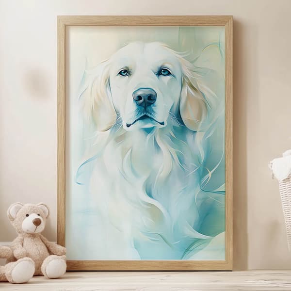 Golden Friend -juliste Golden Friend -juliste, 30x40 cm, vaalea tammipuukehys, 230 gsm mattapaperi