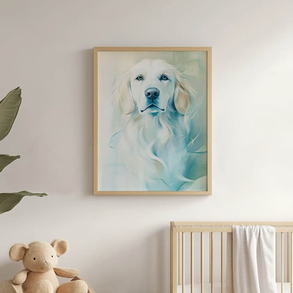 Golden Friend -juliste Golden Friend -juliste, 30x40 cm, vaalea tammipuukehys, 230 gsm mattapaperi
