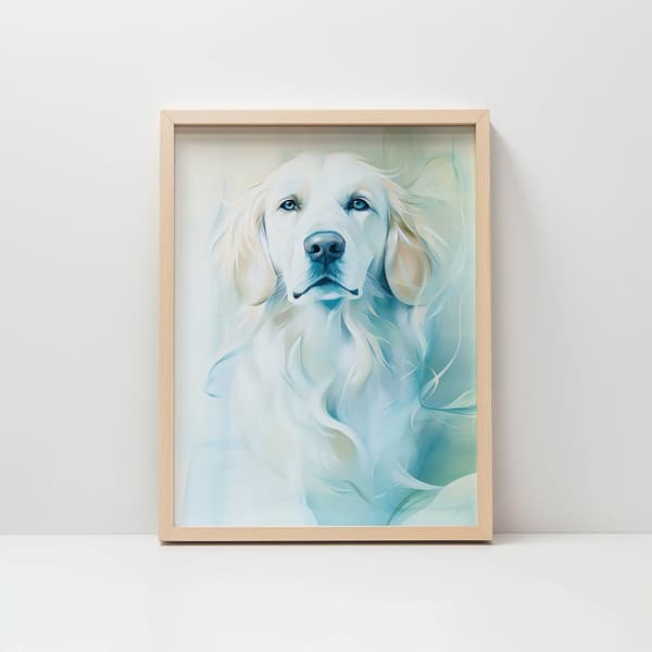 Golden Friend -juliste Golden Friend -juliste, 30x40 cm, vaalea tammipuukehys, 230 gsm mattapaperi