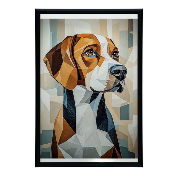 Beagle in Geometry Plakat Beagle in Geometry Plakat, 70x100 cm, uindrammet, 230 gsm mat papir