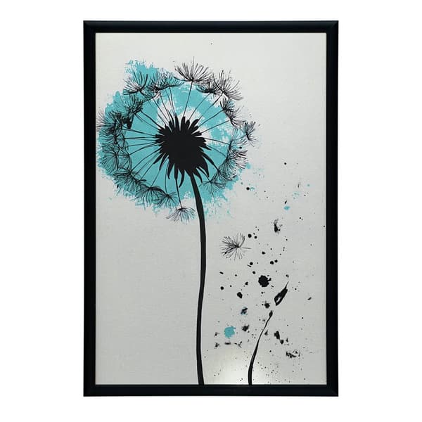 Plakat Delikat mælkebøtte i bevægelse Plakat Delikat mælkebøtte i bevægelse, 30x40 cm, hvid træramme, 230 gsm mat papir