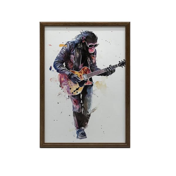 Guitar Master Plakat Guitar Master Plakat, 30x40 cm, lys egetræsramme, 230 gsm mat papir