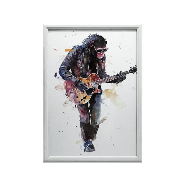 Guitar Master Plakat Guitar Master Plakat, 30x40 cm, lys egetræsramme, 230 gsm mat papir