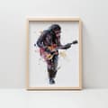Pikkukuva 8 / 11: Guitar Master -juliste Guitar Master -juliste, 70x100 cm, kultainen alumiinikehys, 230 gsm mattapaperi
