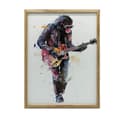 Pikkukuva 1 / 11: Guitar Master -juliste Guitar Master -juliste, 70x100 cm, kultainen alumiinikehys, 230 gsm mattapaperi
