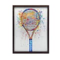 Miniatyrbillede 2 af 11: Plakat Joyful tennis world Plakat Joyful tennis world, 30x40 cm, lys egetræsramme, 230 gsm mat papir