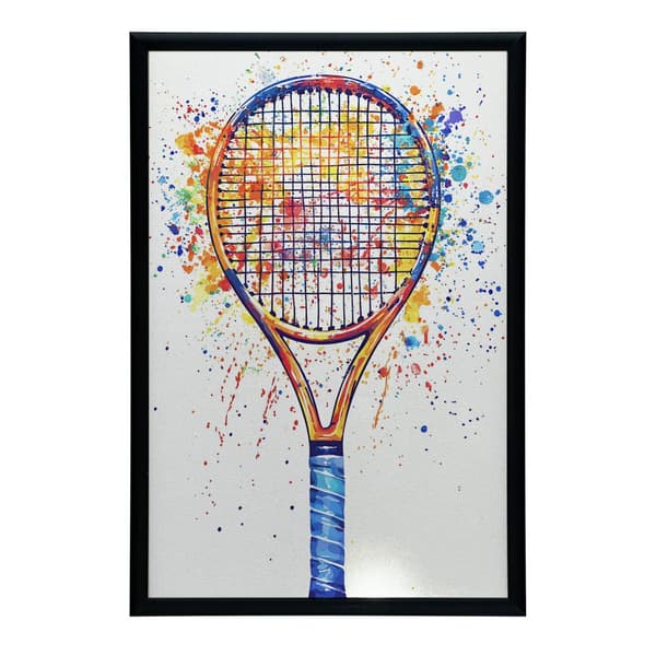 Plakat Joyful tennis world Plakat Joyful tennis world, 50x70 cm, lys egetræsramme, 230 gsm mat papir