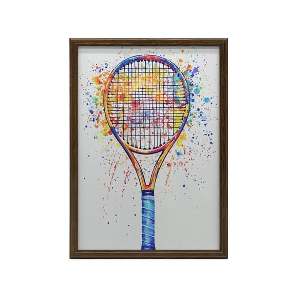Plakat Joyful tennis world Plakat Joyful tennis world, 50x70 cm, lys egetræsramme, 230 gsm mat papir
