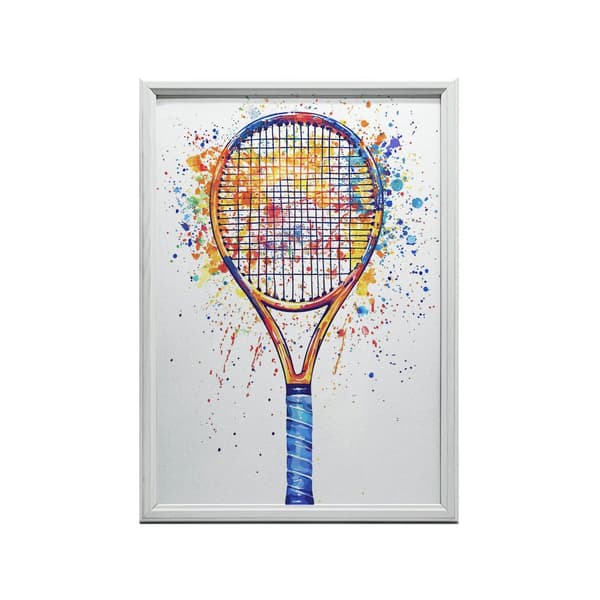 Plakat Joyful tennis world Plakat Joyful tennis world, 50x70 cm, lys egetræsramme, 230 gsm mat papir