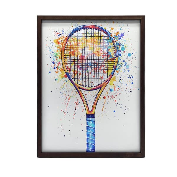Plakat Joyful tennis world Plakat Joyful tennis world, 50x70 cm, lys egetræsramme, 230 gsm mat papir