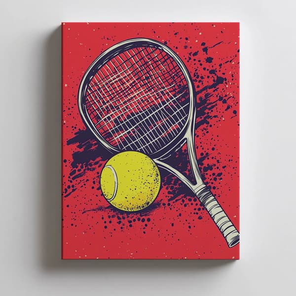 Tennis Passion Poster Tennis Passion Poster, 70x100 cm, guld aluminiumram, 230 gsm matt papper