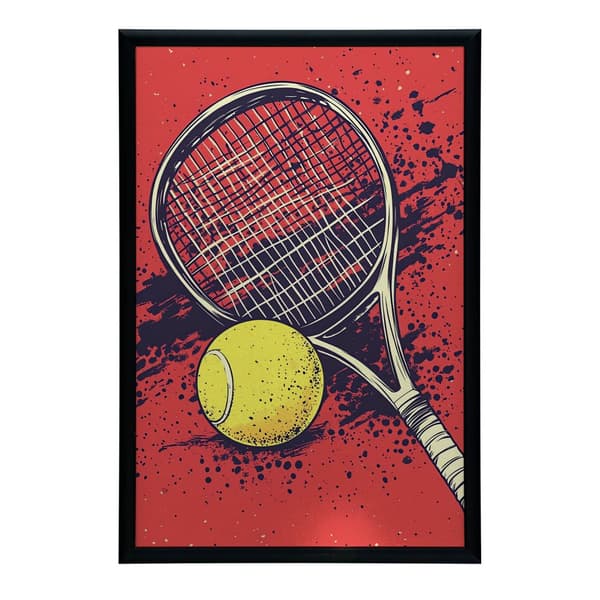 Tennis Passion Poster Tennis Passion Poster, 70x100 cm, guld aluminiumram, 230 gsm matt papper