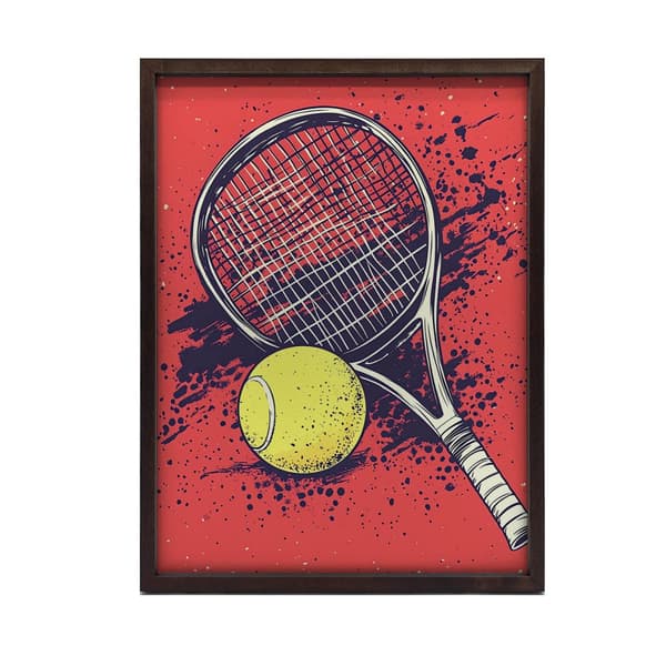 Tennis Passion Poster Tennis Passion Poster, 70x100 cm, guld aluminiumram, 230 gsm matt papper