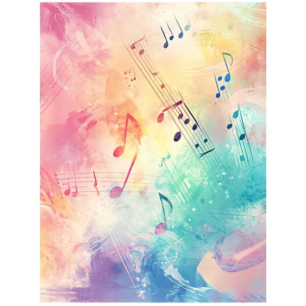 Joyful melodi plakat Joyful melodi plakat, 30x40 cm, sort aluminiumsramme, 230 gsm mat papir