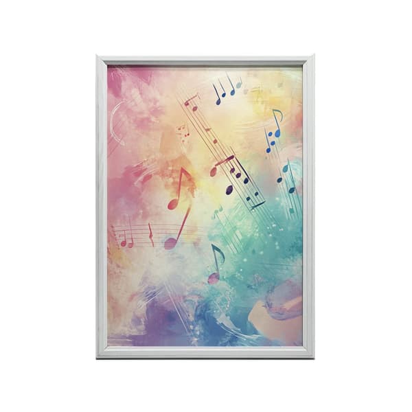 Joyful melodi plakat Joyful melodi plakat, 30x40 cm, sort aluminiumsramme, 230 gsm mat papir