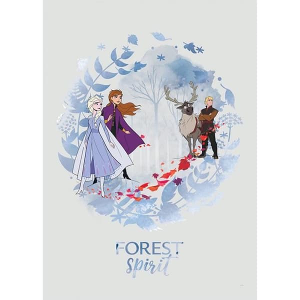 Poster Disney Frost 2 - Skogens ande 50 cm x 70 cm - KOMAR - Väggdekoration