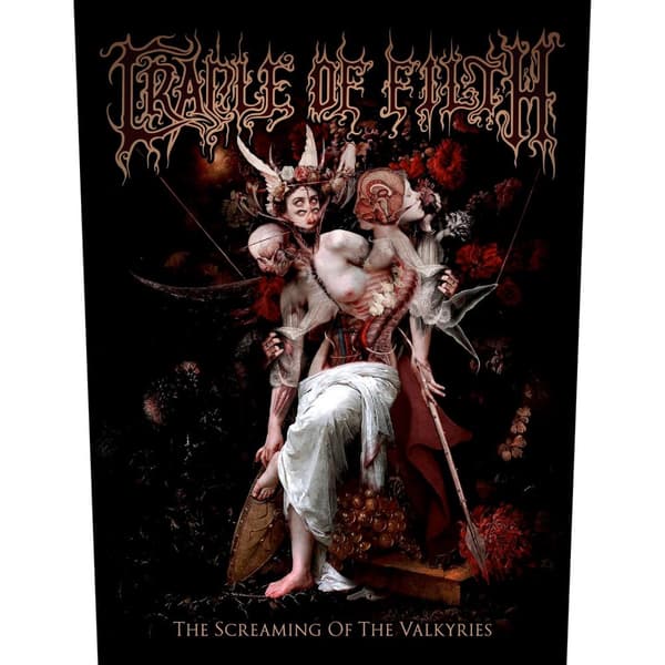 CRADLE OF FILTH BACK PATCH - THE SCREAMING OF THE VALKYRIES