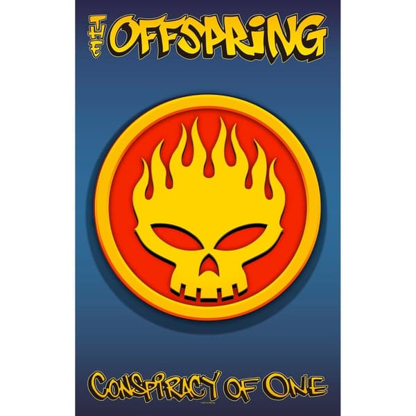 TEXTILE POSTER THE OFFSPRING - SKULL LOGO