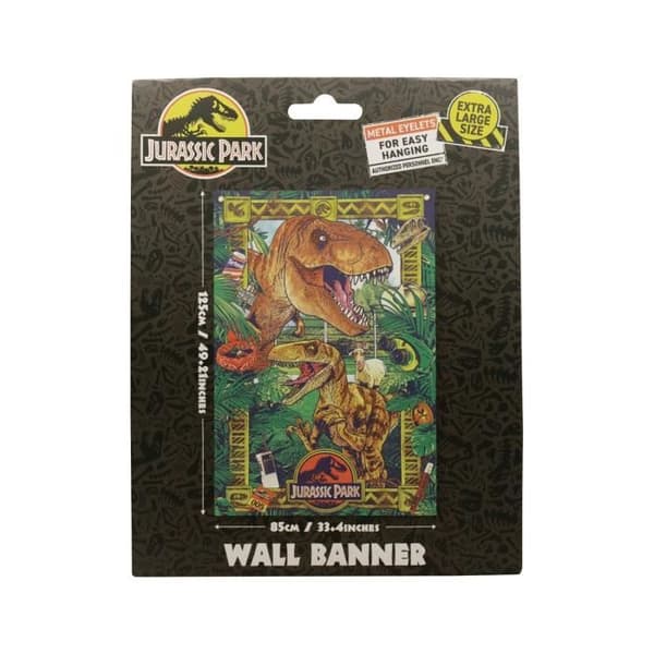 FaNaTtik - Jurassic Park - Bannering Jurassic Park 125 x 85 cm
