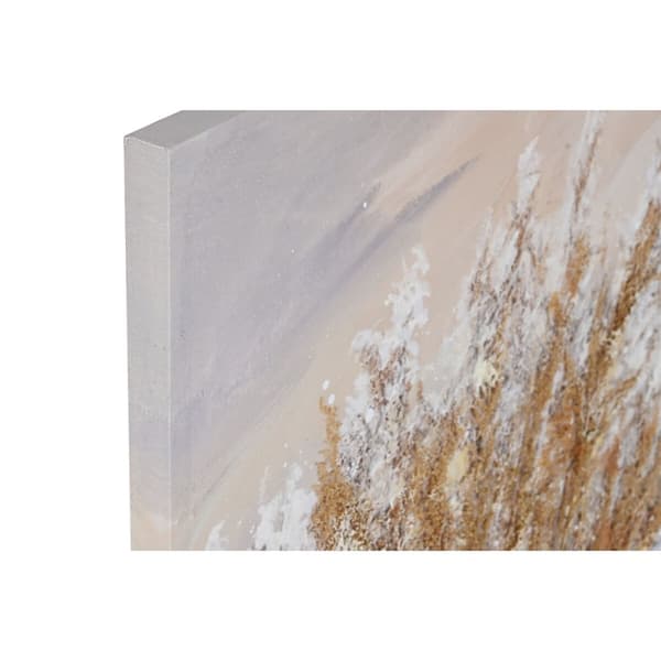 Tavla Home ESPRIT Blå Gyllene Strand Medelhavs 80 x 3 x 80 cm (2 antal)