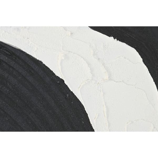Tavla Home ESPRIT Vit Svart Abstrakt 103 x 4,3 x 143 cm (2 antal)
