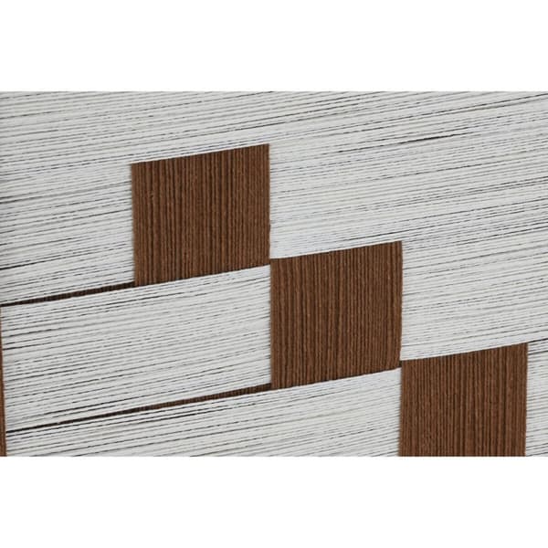 Maleri Home ESPRIT Hvid Brun Beige Moderne Urban 50 x 3 x 50 cm (2 enheder)