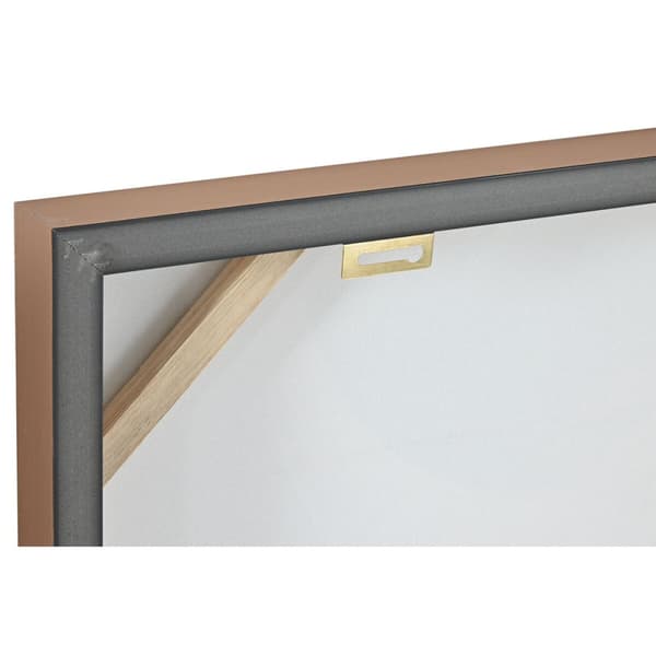 Maleri Home ESPRIT Grå Orange Ko Moderne Lakeret 82 x 4,5 x 82 cm (2 enheder)