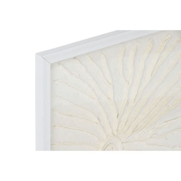 Maleri Home ESPRIT Hvid Natur Skandinavisk 35 x 2 x 35 cm