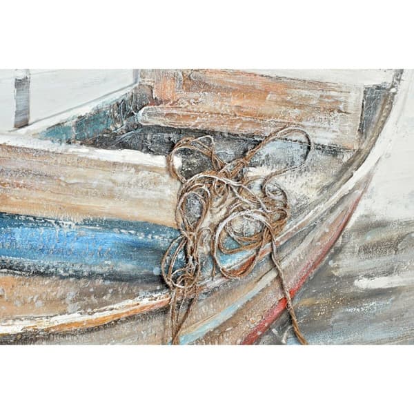 Maalaus Home ESPRIT Laiva Välimeren 150 x 4 x 120,5 cm