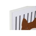Pikkukuva 2 / 4: Maalaus Home ESPRIT Valkoinen Harmaa Lasten eläimet 40 x 1,8 x 50 cm (4 osaa)