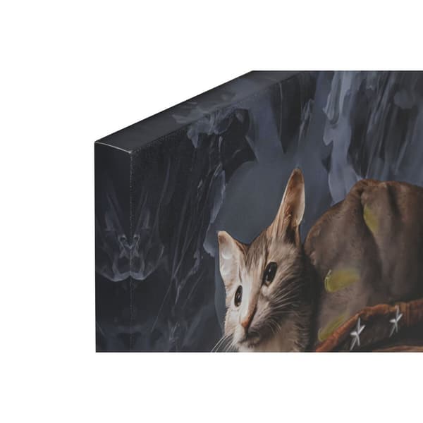 Maalaus Home ESPRIT Kissa Loft 60 x 3 x 90 cm (2 osaa)