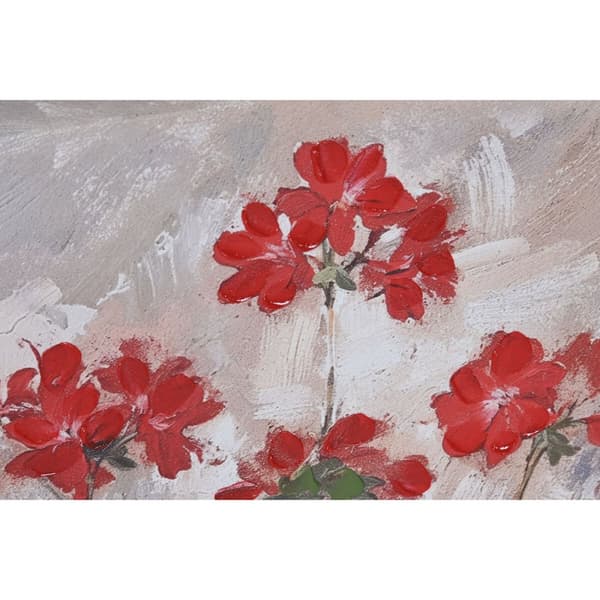 Maleri Home ESPRIT Hvit Brun Rød Cottage 40 x 3 x 50 cm (4 enheter)