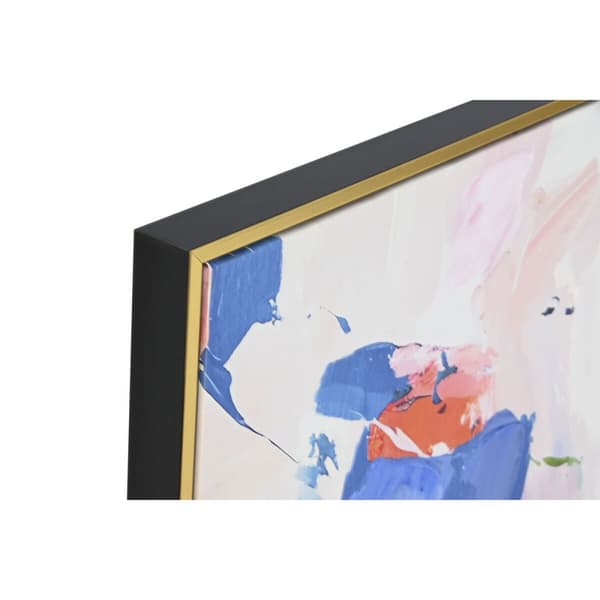 Maleri Home ESPRIT Abstrakt Urban 122,5 x 3,5 x 82,5 cm (2 enheter)