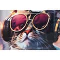 Miniatyrbilde 3 av 4: Maleri Home ESPRIT Moderne Katt 50 x 3,5 x 50 cm (2 enheter)