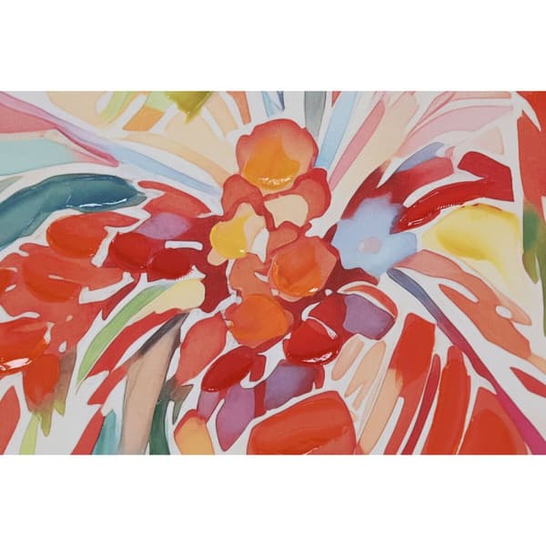 Maleri Home ESPRIT Palmer Tropisk 80 x 3,5 x 80 cm (2 enheter)