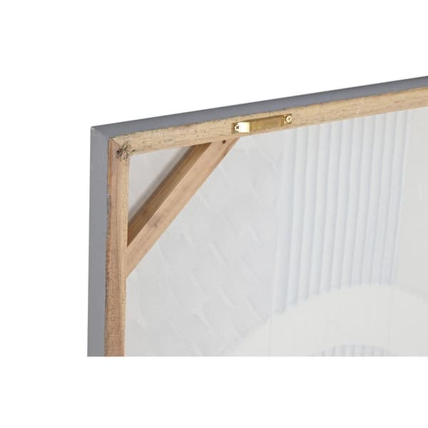 Maleri Home ESPRIT Blå Grønn Abstrakt Urban 80 x 3 x 80 cm (2 enheter)
