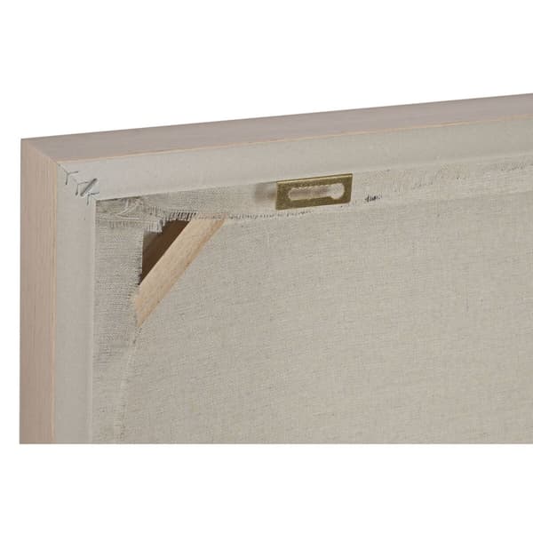 Maleri Home ESPRIT Hvit Beige Sirkler Urban 82 x 4,5 x 82 cm (2 enheter)
