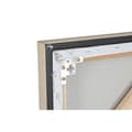 Miniatyrbilde 4 av 4: Maleri Home ESPRIT Hvit Beige Abstrakt Moderne 100 x 3,5 x 100 cm (2 enheter)