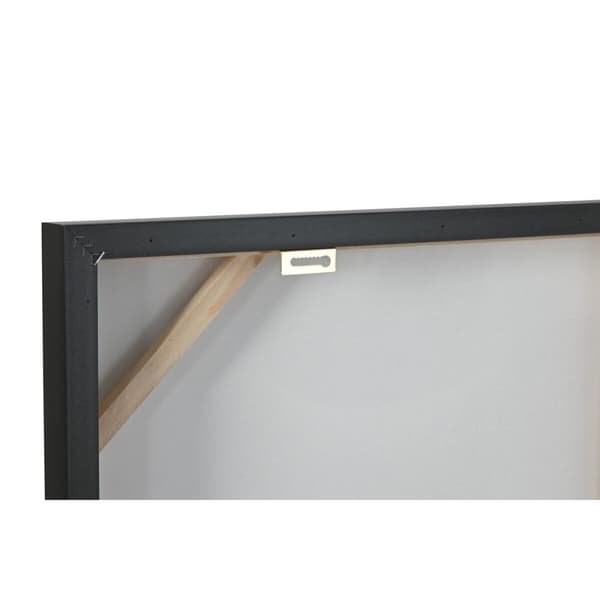 Maleri Home ESPRIT Svart Gyllen Moderne Okse Lakkert 100 x 4 x 100 cm (2 enheter)