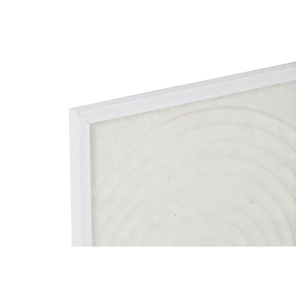 Maalaus Home ESPRIT Valkoinen Luonnollinen Moderni Skandinaavinen 35 x 2 x 35 cm