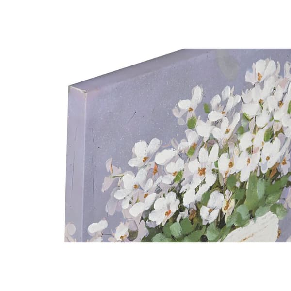 Maalaus Home ESPRIT Valkoinen Harmaa Romanttinen 140 x 3 x 70 cm (2 osaa)