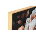 Miniatyrbild 2 av 4: Tavla Home ESPRIT Vit Svart Gyllene Virágok 80 x 3,5 x 80 cm (2 antal)