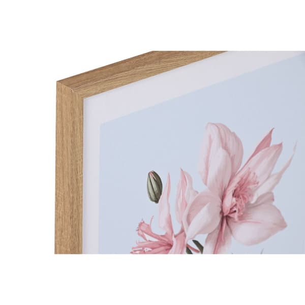 Maleri Home ESPRIT Cvetlice Shabby Chic 30 x 1,8 x 40 cm (4 enheder)