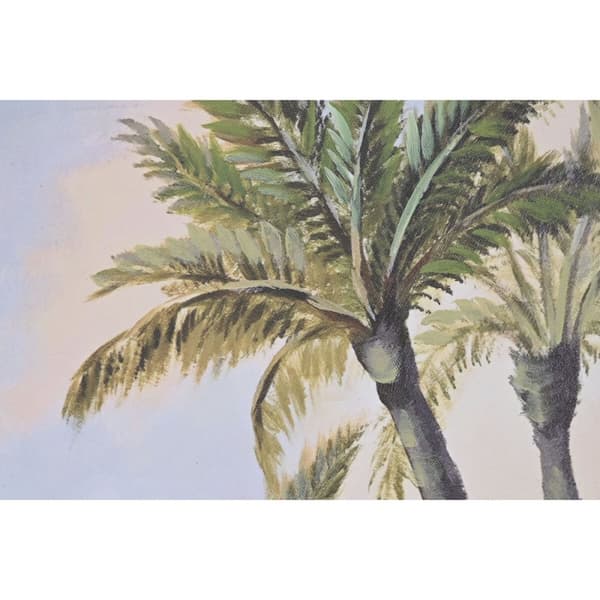 Maleri Home ESPRIT Blå Grøn Strand Middelhavet 80 x 3 x 80 cm (2 enheder)