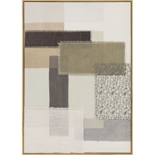 Maleri Home ESPRIT Brun Beige Abstrakt Urban 50 x 3 x 70 cm (2 enheder)