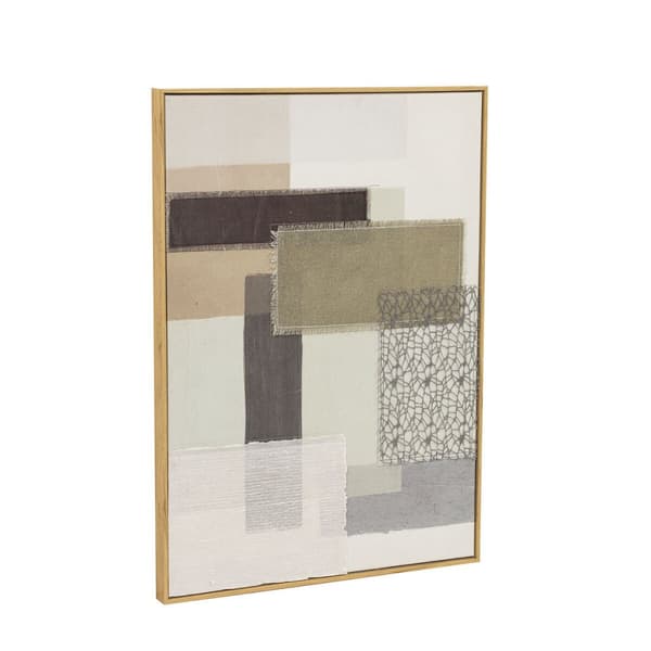 Maleri Home ESPRIT Brun Beige Abstrakt Urban 50 x 3 x 70 cm (2 enheder)