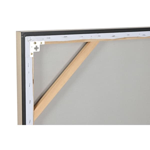 Maleri Home ESPRIT Grøn Beige Gylden Moderne Urban 90 x 3,5 x 120 cm (2 enheder)